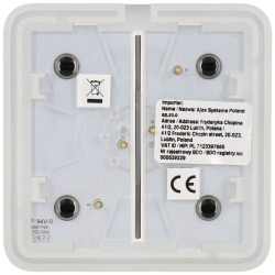 Panel de interruptor doble AJAX