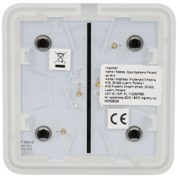 Panel de interruptor conmutable AJAX