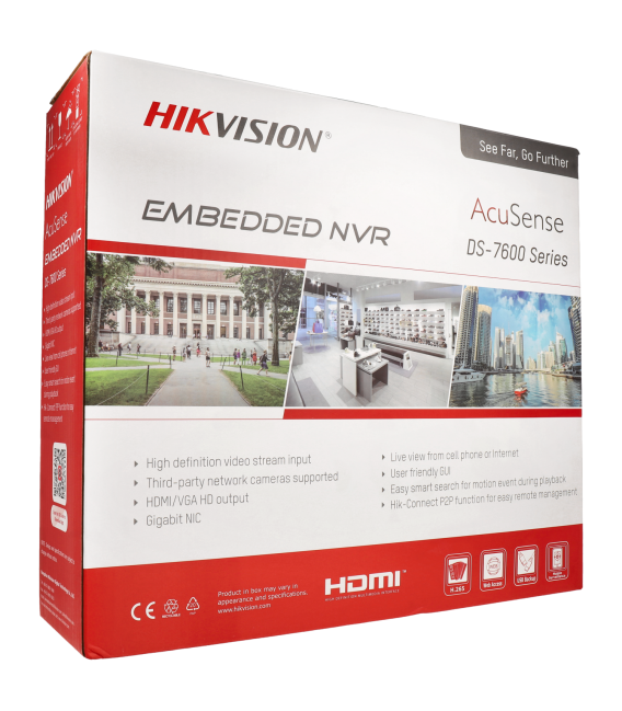 Gravador ip HIKVISION PRO de 16 canais e 32 mpx de resoluçao