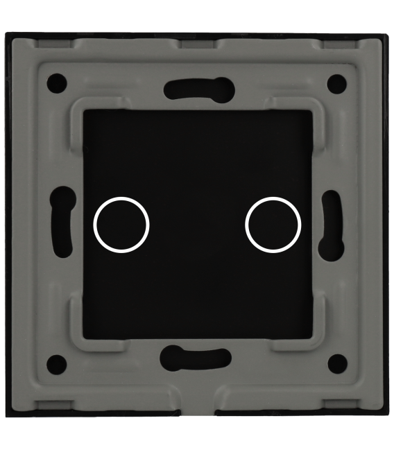 Panel de interruptor simple con 2 botones 